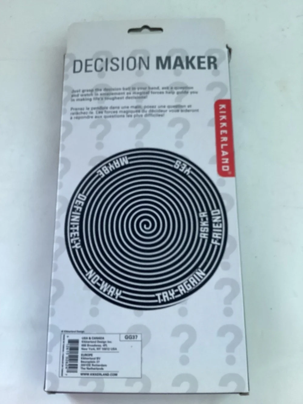 Decision Maker magnetic toy